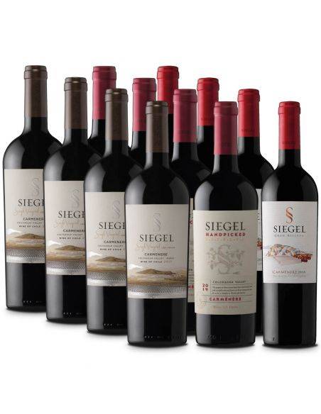 Pack 12 Carmenere Mix Viña Siegel