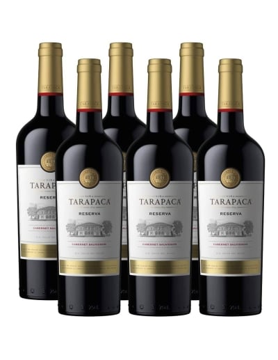 Pack 6 Cabernet Sauvignon, Reserva, Tarapacá, Viña San Pedro