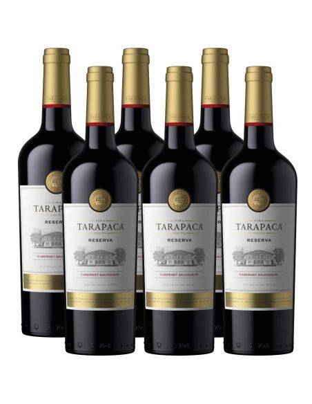 Pack 6 Cabernet Sauvignon, Reserva, Tarapacá, Viña San Pedro