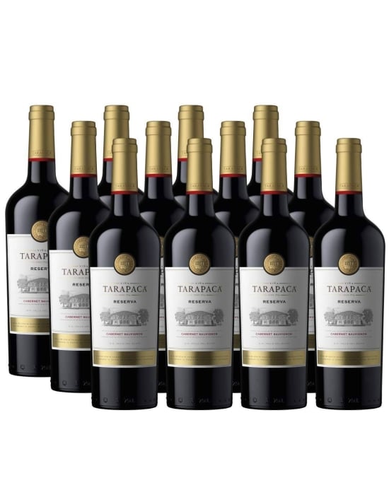 Pack 12 Cabernet Sauvignon, Reserva, Tarapacá, Viña San Pedro