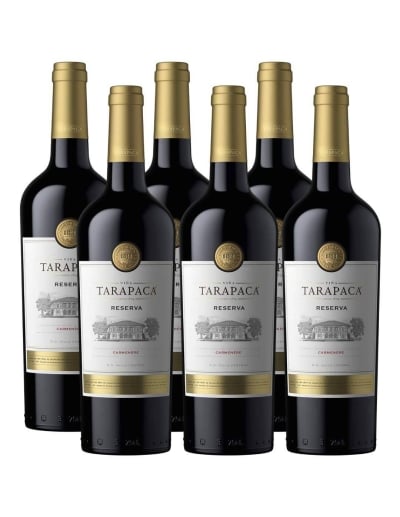 Pack 6 Carmenere, Reserva, Tarapacá, Viña San Pedro