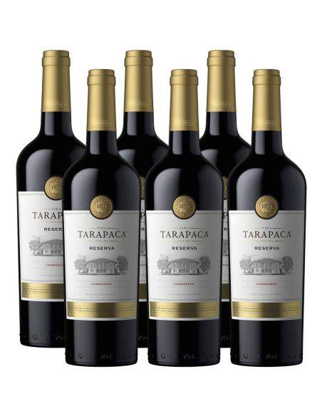 Pack 6 Carmenere, Reserva, Tarapacá, Viña San Pedro