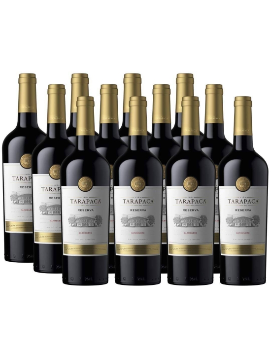 Pack 12 Carmenere, Reserva, Tarapacá, Viña San Pedro