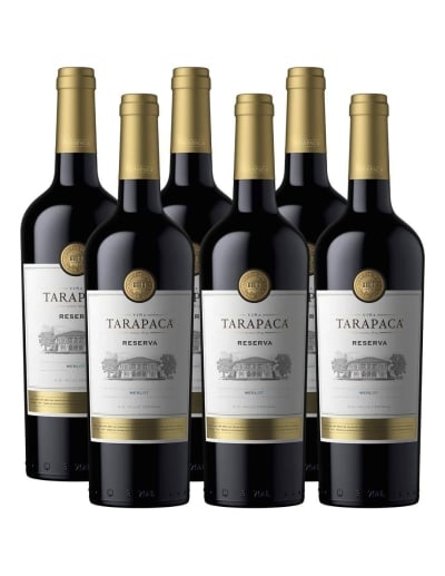 Pack 6 Merlot, Reserva, Tarapacá, Viña San Pedro