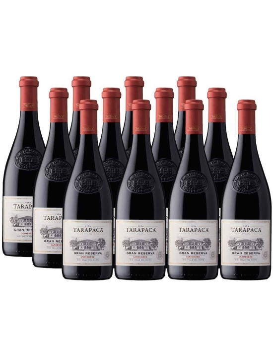 Pack 12 Carmenere, Gran Reserva, Tarapacá, Viña San Pedro