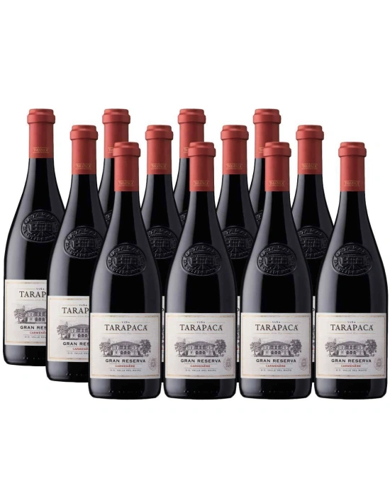 Pack 12 Carmenere, Gran Reserva, Tarapacá, Viña San Pedro