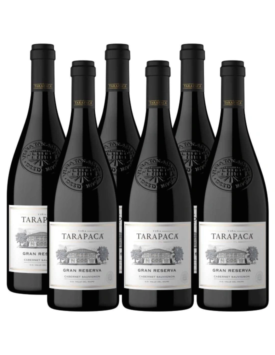 Pack 6 Cabernet Sauvignon, Gran Reserva, Tarapacá, Viña San Pedro