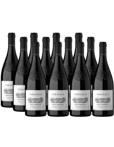 Pack 12 Cabernet Sauvignon, Gran Reserva, Tarapacá, Viña San Pedro
