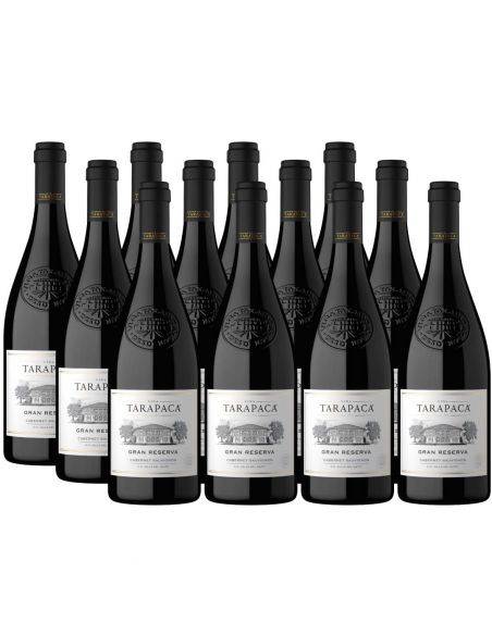 Pack 12 Cabernet Sauvignon, Gran Reserva, Tarapacá, Viña San Pedro