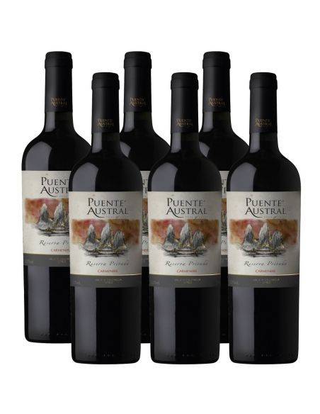 Pack 6 Carmenere, Reserva Privada, Puente Austral,Valle de Colchagua