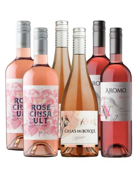 Pack Mix 6 Rosé, Casas del Bosque, Aromo y Siegel