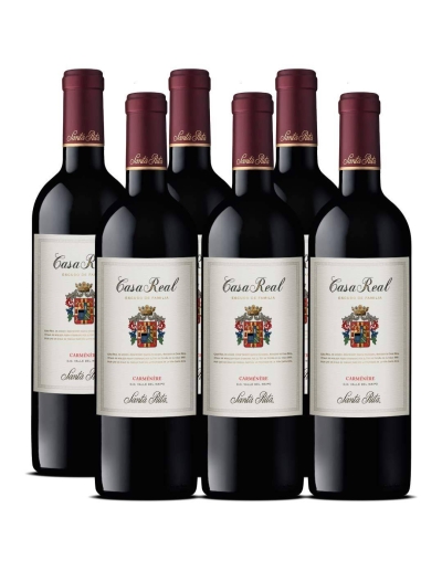 Pack 6 Carmenere, Premium Casa Real Viña Santa Rita