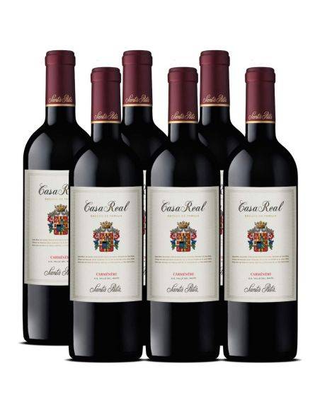 Pack 6 Carmenere, Premium Casa Real Viña Santa Rita