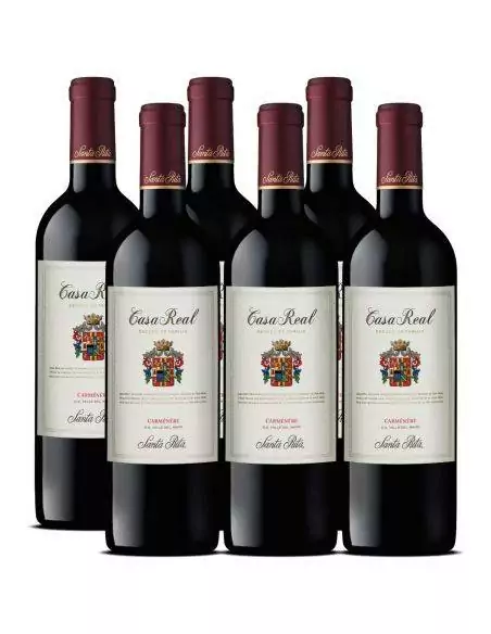 Pack 6 Carmenere, Premium Casa Real Viña Santa Rita