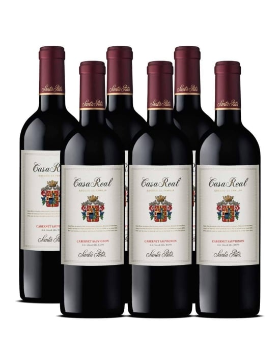 Pack 6 Cabernet Sauvignon, Premium, Casa Real, Viña Santa Rita