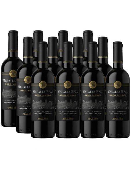 Pack 12 Cabernet Sauvignon, Medalla Real Gold Medal, Viña Santa Rita