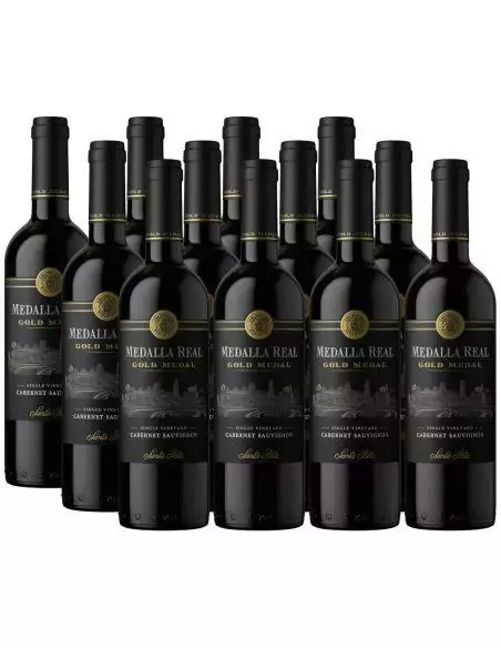 Pack 12 Cabernet Sauvignon, Medalla Real Gold Medal, Viña Santa Rita