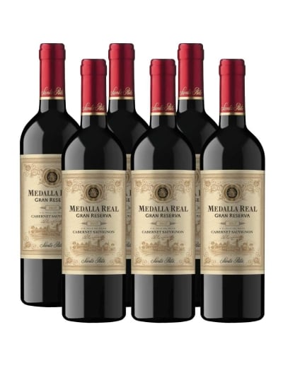 Pack 6 Cabernet Sauvignon, Gran Reserva, Medalla Real, Santa Rita