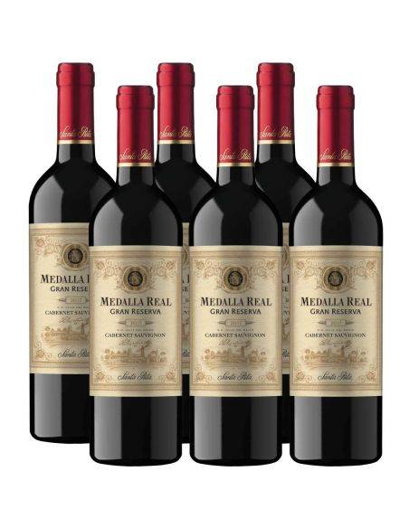 Pack 6 Cabernet Sauvignon, Gran Reserva, Medalla Real, Santa Rita