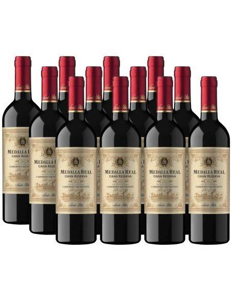 Pack 12 Cabernet Sauvignon, Gran Reserva, Medalla Real, Santa Rita