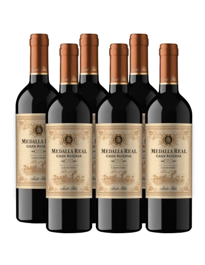 Pack 6 Carmenere, Gran Reserva Medalla Real, Santa Rita