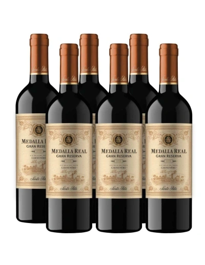 Pack 6 Carmenere, Gran Reserva Medalla Real, Santa Rita
