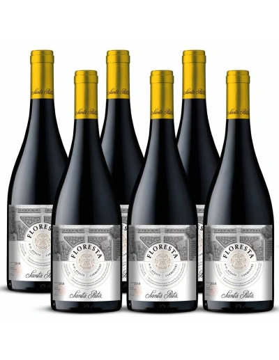 Pack 6 Carmenere, Floresta, Premium, Santa Rita