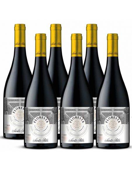 Pack 6 Carmenere, Floresta, Premium, Santa Rita