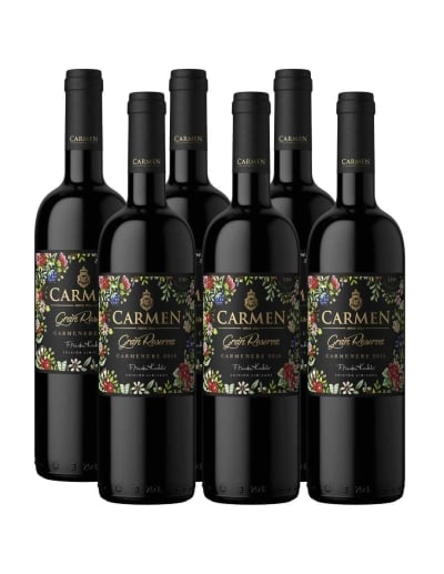 Pack 6 Carmenere Gran Reserva, Frida Kahlo, Viña Carmen