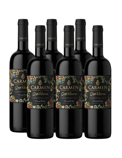 Pack 6 Carmenere Gran Reserva, Frida Kahlo, Viña Carmen