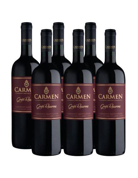 Pack 6 Cabernet Sauvignon, Gran Reserva, Carmen