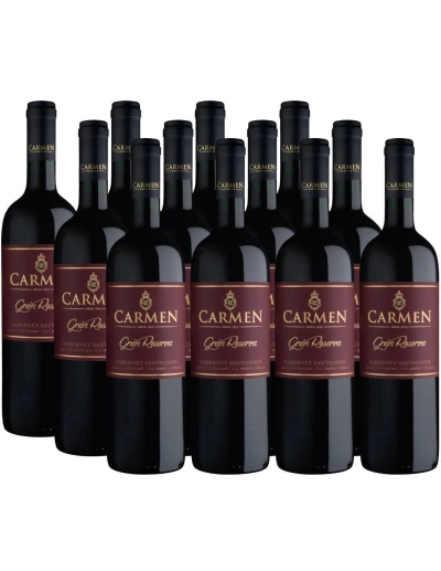 Pack 12 Cabernet Sauvignon, Gran Reserva, Carmen