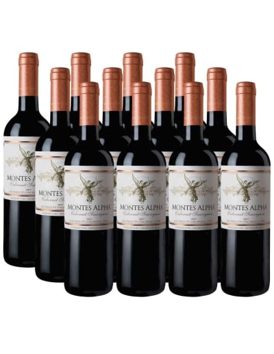 Pack 12 Cabernet Sauvignon, Premiun, Montes Alpha, Viña Montes