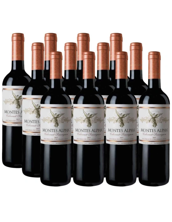 Pack 12 Cabernet Sauvignon, Premiun, Montes Alpha, Viña Montes