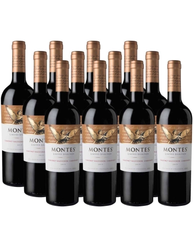 Pack 12 Cabernet Sauvignon/Carmenere, Gran Reserva, Limited Selection, Viña Montes