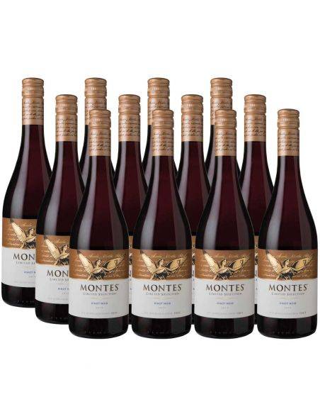 Pack 12 Pinot Noir, Gran Reserva, Limited Selection, Viña Montes