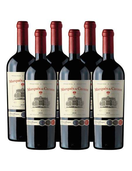 Pack 6 Cabernet Sauvignon, Gran Reserva, Marques de Caseaux