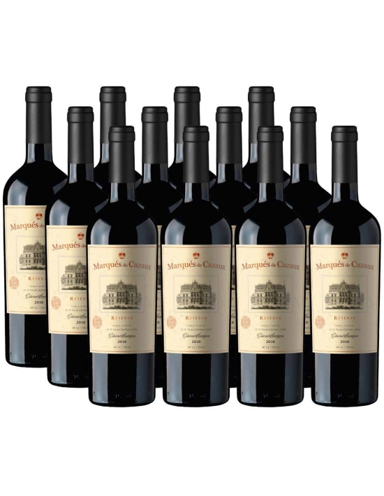 Pack 12 Cabernet Sauvignon, Reserva, Marques de Cazaux Bestias Wines - 1
