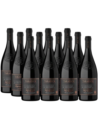 Pack 12 Cabernet Sauvignon, Etiqueta Negra, Tarapacá, Viña San Pedro