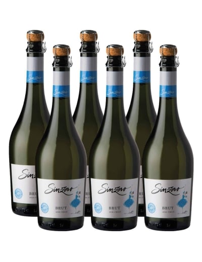 Pack 6 Espumante Brut, Sinzero, Valle de Maipo