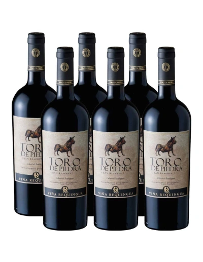 Pack 6 botellas Toro de Piedra Cabernet Sauvignon, Gran Reserva, Requingua