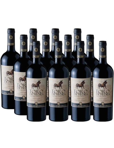 Pack 12 botellas Toro de Piedra Cabernet Sauvignon, Gran Reserva, Requingua