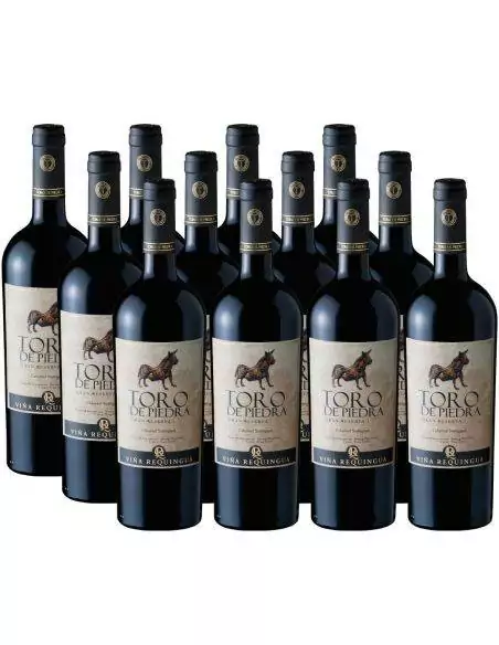 Pack 12 botellas Toro de Piedra Cabernet Sauvignon, Gran Reserva, Requingua