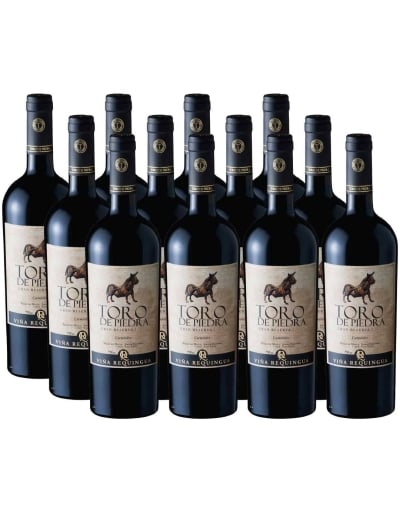 Pack 12 botellas Toro de Piedra Carmenere, Gran Reserva, Requingua