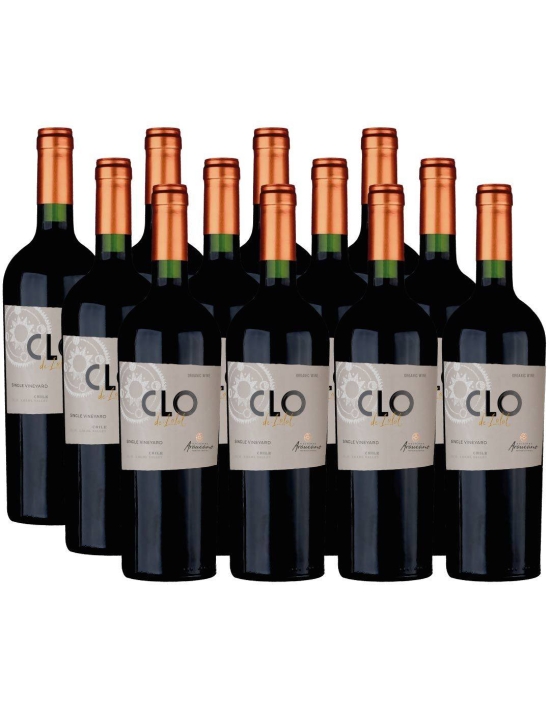 Pack 12 vinos Clos de Lolol, Ensamblaje Tinto, Orgánico, Viña Francois Lurton