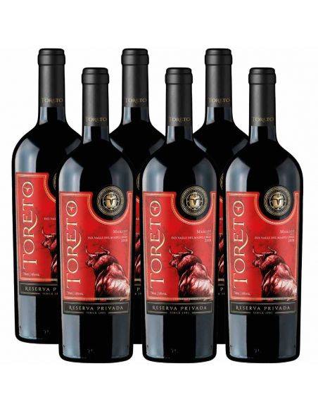 Pack 6 Merlot Reserva Privada, Toreto, Bestias Wines