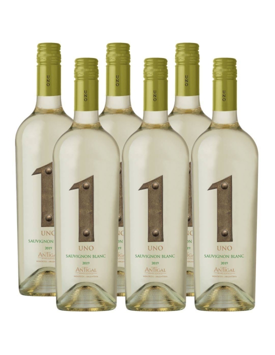 Pack 6 Sauvignon Blanc, Premium, Uno, Valle de Uco, Viña Antigal, Argentina