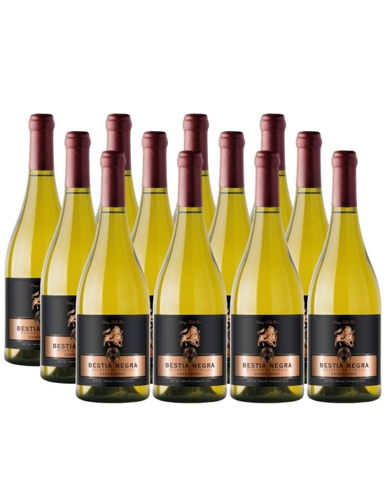 Pack 12 Chardonnay, Bestia Negra, Premium, Bestias Wines