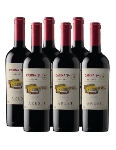 Pack 6 Carmenere, Reserva, Cabina 56