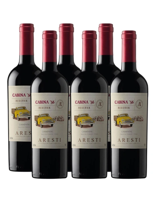Pack 6 Carmenere, Reserva, Cabina 56